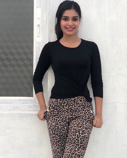 Dharsha Gupta in Black
