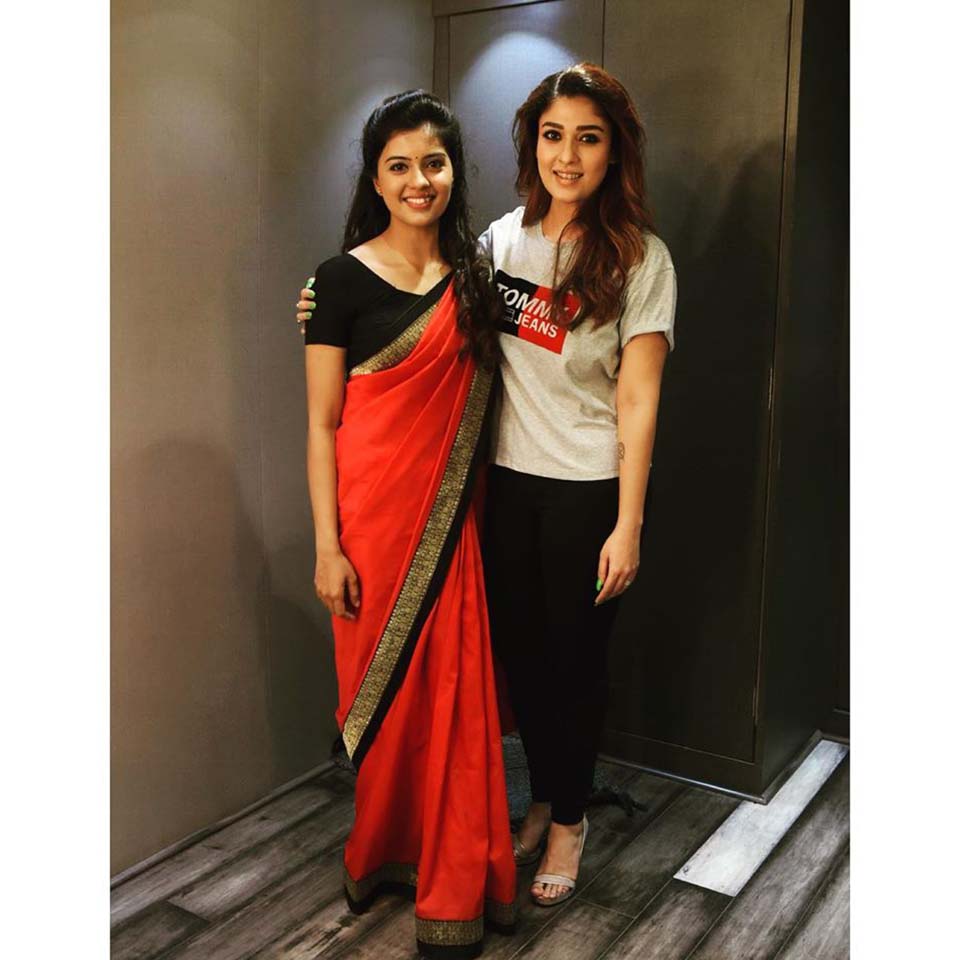 Amirtha Aiyer with Nayanthara